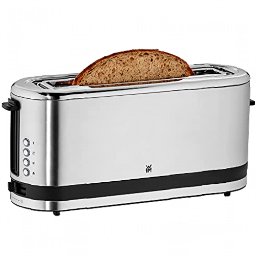 WMF 414120011 Tostadora, 900 W, Cromargan Acero Inoxidable 18/10, Plateado