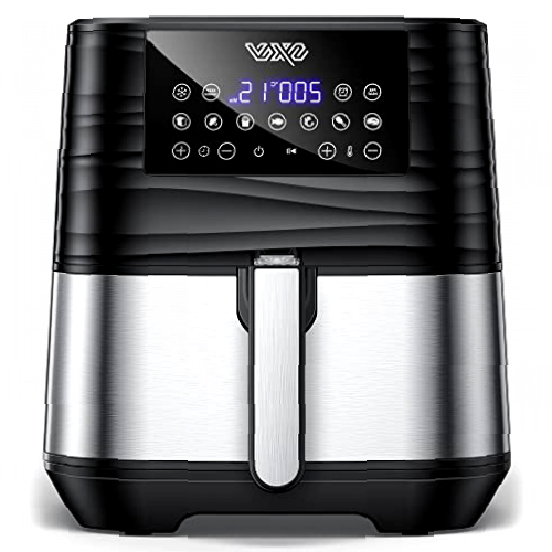 Innsky Freidora sin Aceite 5,5L, 1700W Freidora Aire Caliente con 11 Programas, Actualizar Air Fryer con Función de Precalentar, Descongelar, Mantener Caliente y Cronometrar, con Recetas