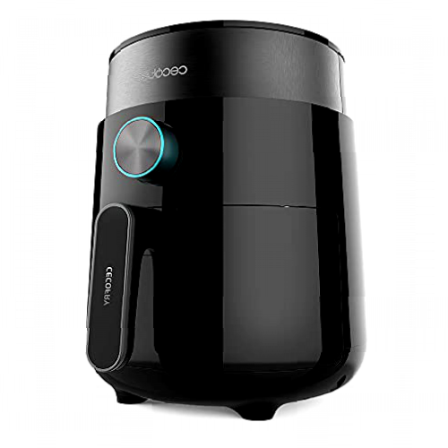 Cecotec Freidora Sin Aceite 2,5 L de Aire Caliente Cecofry Essential Rapid MoonTouch. 1200 W, Dietética, Pantalla Digital, Control Táctil, Tiempo Regulable, 80ºC - 200 ºC