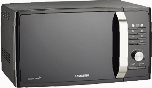 Samsung MG23F302TAK - Microondas, color Negro/plata, 40 x 49 x 30 cm