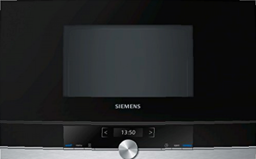 Siemens BF634RGS1 - Microondas (1220W, 59,4 cm, 31,8 cm, 38,2 cm) Negro, Plata, negro