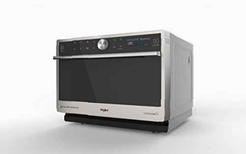 Microondas Whirlpool MWP 3391 SX con capacidad de 33 litros y grill