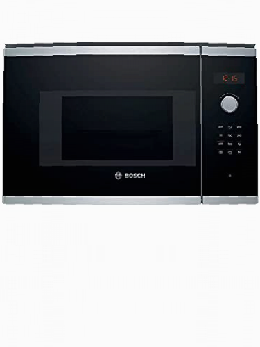 Bosch BEL523MS0 - Serie | 4 Microondas integrable, 20 litros, Con grill, Negro/Inox