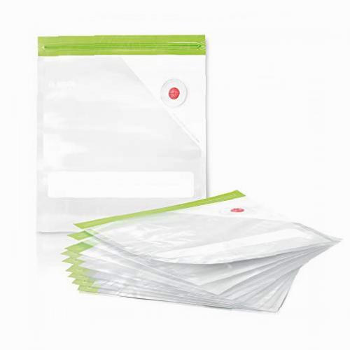 Bosch MSZV0FB1 Bolsa para envasar al vacío - Accesorio para batidoras con bomba de vacío (VitaMaxx, ErgoMixx y MaxoMixx), 1.2 litros, Plástico libre de BPA