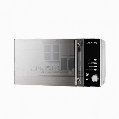 Cecotec Microondas de convección Convection 2500. 900 W, Grill de 1950 W, Capacidad 25 Litros, Horno de calor por convección, 8 Funciones preconfiguradas, Pantalla LED