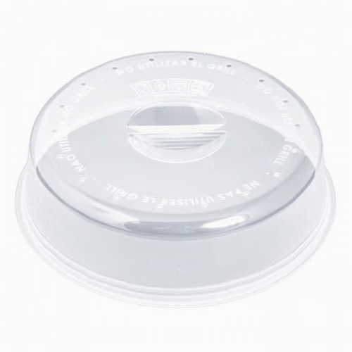 Tapa para Microondas y Horno con salida de Vapor, Utensilio de Cocina para tapar Comida, Perfecto para Microondas Pequeños y Grandes de Plástico 0% BPA