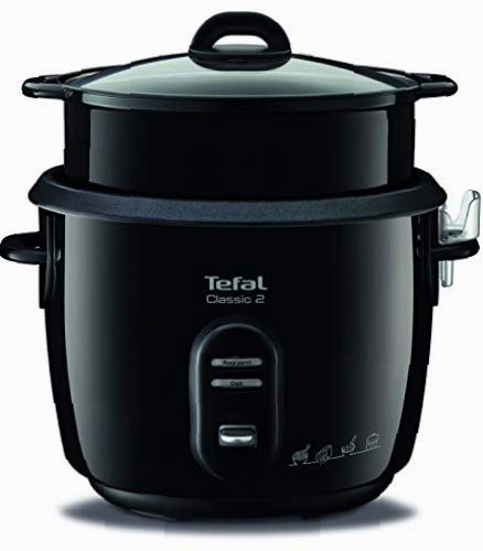 Tefal RK103811 Classic - Arrocera, color negro metalizado