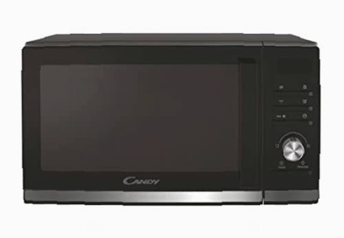 Candy New Timeless CMGA20TNDB, Microondas con Grill, 20L, 1250W, 6 Niveles de Potencia, Digital, 8 Funciones, Bloqueo Seguridad, Plato 25,5CM, Grill Rack, Autolimpieza, App hOn, Negro