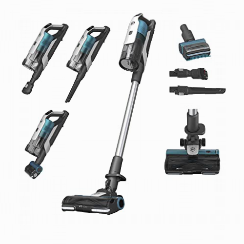 HOOVER HF9 MASCOTAS Aspiradora Escoba Sin Cable Garantía 5 Años Cepillo Anti-Enredos & Mascotas Autonomía 30 min sin pérdida de succión Batería litio extraíble Posición Parking Luz LED Depósito 0.7L