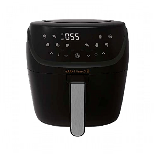 Russell Hobbs Freidora Sin Aceite XXL 8l, Freidora de Aire [funciones | 10 programas], AirFryer (apto lavavajillas, máx. 220 ºC, Visor Táctil Digital, hornear, deshidratar,etc) SatisFry 27170-56