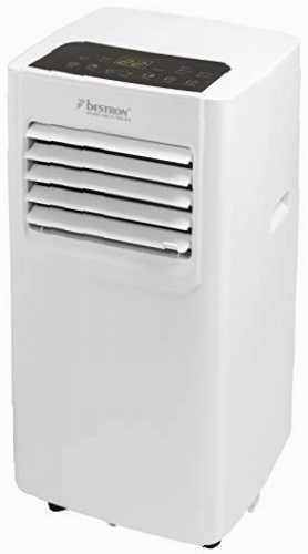 Bestron AAC7000 - Aire acondicionado portátil (potencia de refrigeración de 7000 BTU / 2,1 kW, para habitaciones de hasta 60 m3), color blanco