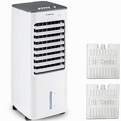 TROTEC Climatizador Enfriador de Aire portátil PAE 21, 3 en 1: Refrigeración, Ventilación y Humidificación, 50 W, Silencioso, Air Cooler