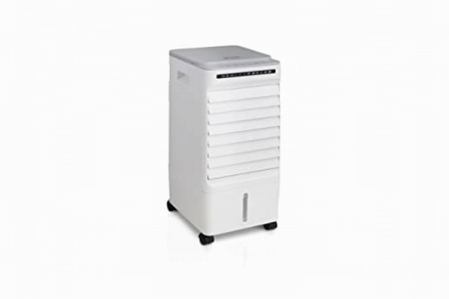 DUTCH ORIGINALS Climatizador evaporativo con Mando a Distancia, Enfriador de Aire, Ventilador humidificador móvil 3 en 1, Pantalla táctil, Timer 7h, 4 Cajas Hielo, 6 L