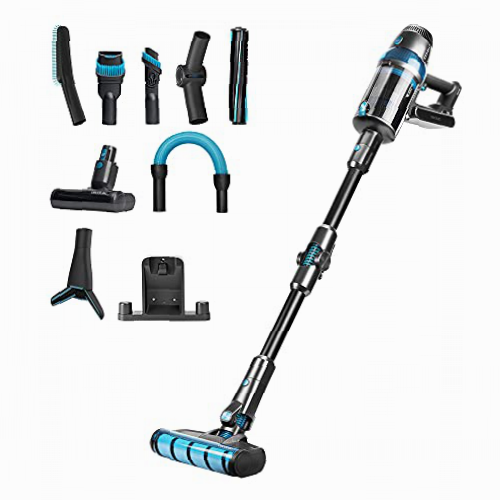 Cecotec Aspirador Escoba sin Cable Conga Rockstar 1500 Ultimate ErgoFlex. Motor Digital, 3 en 1, 680 W, 26 kPa, Modo Automático, Tubo Flexible, 90 Minutos de Autonomía, Kit de Accesorios